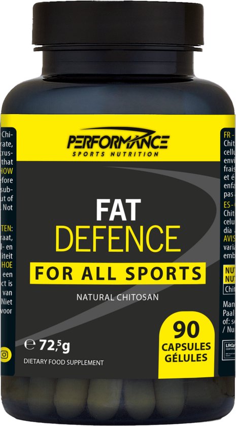 Foto: Fat defence 90 capsules performance afslankpillen chitosan