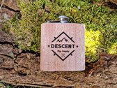 Descent | Veldfles | Licht Bamboo - platvinkje - drankflesje - reisartikelen