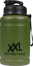 XXL Nutrition - Thermo Waterjug - Thermosfles, Thermosbeker, Isoleerfles, Drinkfles met Drinktuit - 2,2 Liter - Groen