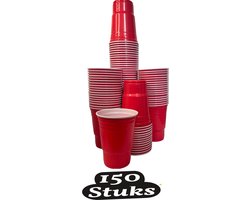 Beerpong bekers - 150 stuks - Bierpong - American cups - 550 ml - red cups