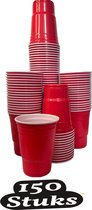 Beerpong bekers - 150 stuks - Bierpong - American cups - 550 ml - red cups