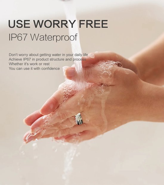 Slimme Ring Voor Android En IOS, Waterdichte Draagbare Fitnessringen Slaaptracker Camera Afstandsbediening