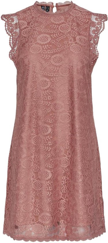Pieces Jurk Pcolline Sl Lace Dress Noos 17146419 Canyon Rose Dames Maat - XL