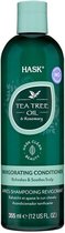 Hask Conditioner Tea Tree Oil & Rosemary Invigorating Conditioner - Tea tree olie & rozemarijn - Hydratatieboost - Kalmeert de hoofdhuid