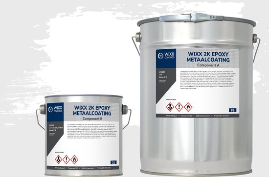 Wixx 2K Epoxy Metaalcoating - 5L - Wit