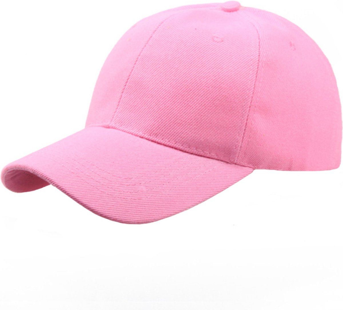 LGT JWLS Effen Baseball Cap van 100% Katoen - Licht Roze