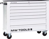 Gevulde brede, witte gereedschapswagen XL 514-delig MW Tools MWE512G3W