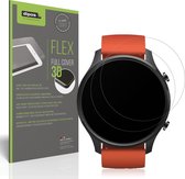 dipos FLEX 2x Screen Protector matte geschikt voor Xiaomi Mi Watch Color Beschermfolie 100% Schermdekking Case-Friendly