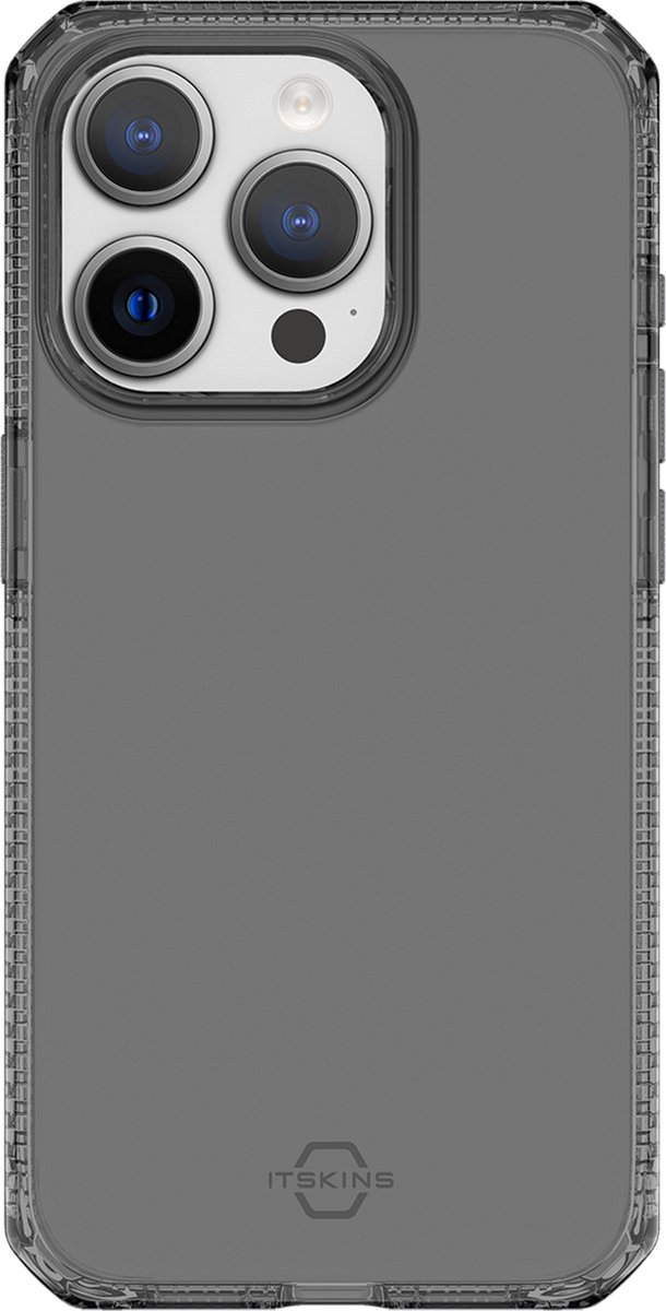 ITSKINS Spectrum R Clear Apple iPhone 15 Pro Hoesje Zwart