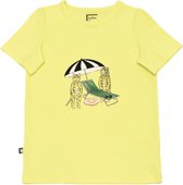 HEBE - t-shirt - korte mouwen - geel