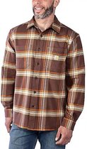 Carhartt Flannel plaid shirt 5945 chestnut L