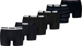 Puma Boxershorts - 6 pack Zwarte heren boxers - Black - Heren Ondergoed - Maat XL