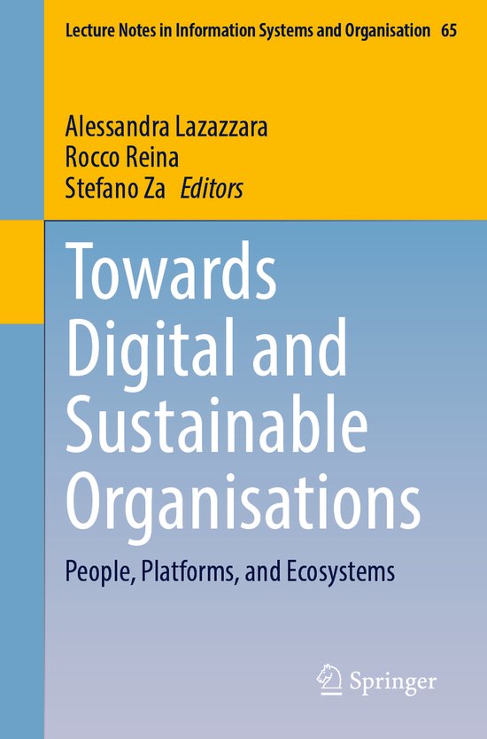 Lecture Notes in Information Systems and Organisation65- Tow ... - cover