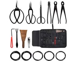 Meedeer Bonsai gereedschap set (16-delig )- Bonsai Starters kit – Bonsai boompje verzorgingskit - Tuingereedschap - Bonsai schaar - Bonsai Concave Takkensnijder - Bladsnijder -Tuinbenodigdheden Meedeer Bonsai gereedschap set (16-delig )- Bonsai Starters kit – Bonsai boompje verzorgingskit - Tuingereedschap - Bonsai schaar - Bonsai Concave Takkensnijder - Bladsnijder -Tuinbenodigdheden