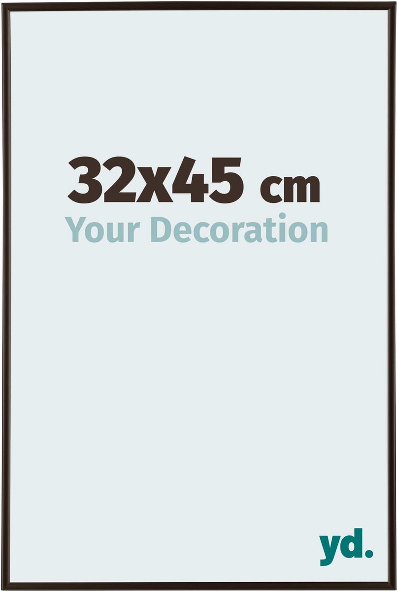 yd. Your Decoration - Fotolijst 32x45 cm - Kunststof - Antraciet - Evry