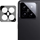 9H Tempered Glass - Geschikt voor Xiaomi 14 Camera Lens Protector - Zwart