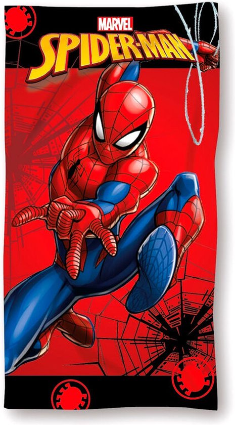Spiderman strandlaken - 140 x 70 cm. - Spider-Man handdoek - sneldrogend