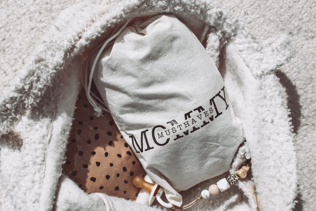 Goedkoopste Mommy musthaves bag - luier etui - reserve kleding tas - organizer bag - speelgoed opberger - multifunctioneel - binnen tas - katoen - naturel - kraamcadeau - luiertas accessoire