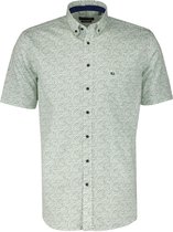 Giordano Overhemd - Modern Fit - Groen - 3XL Grote Maten
