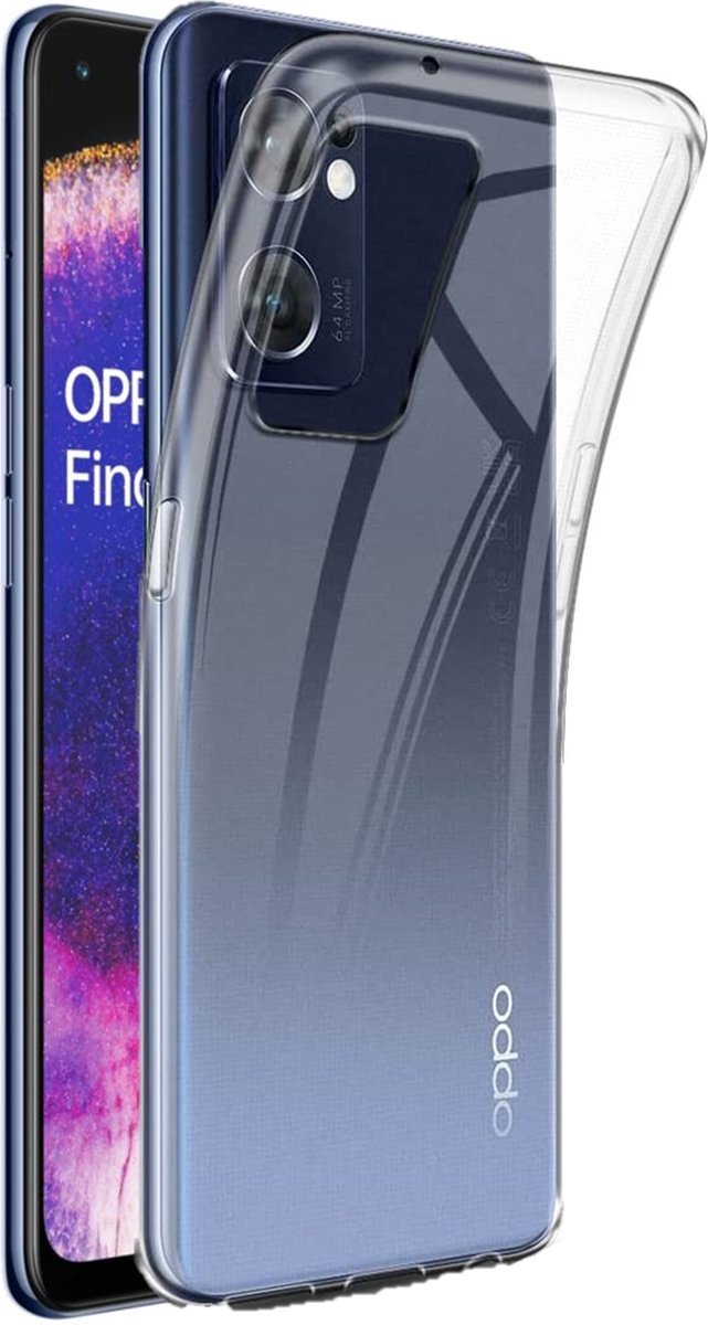 Hoesje voor Oppo Find X5 Lite / Reno 7 5G backcover Shockproof siliconen Transparant