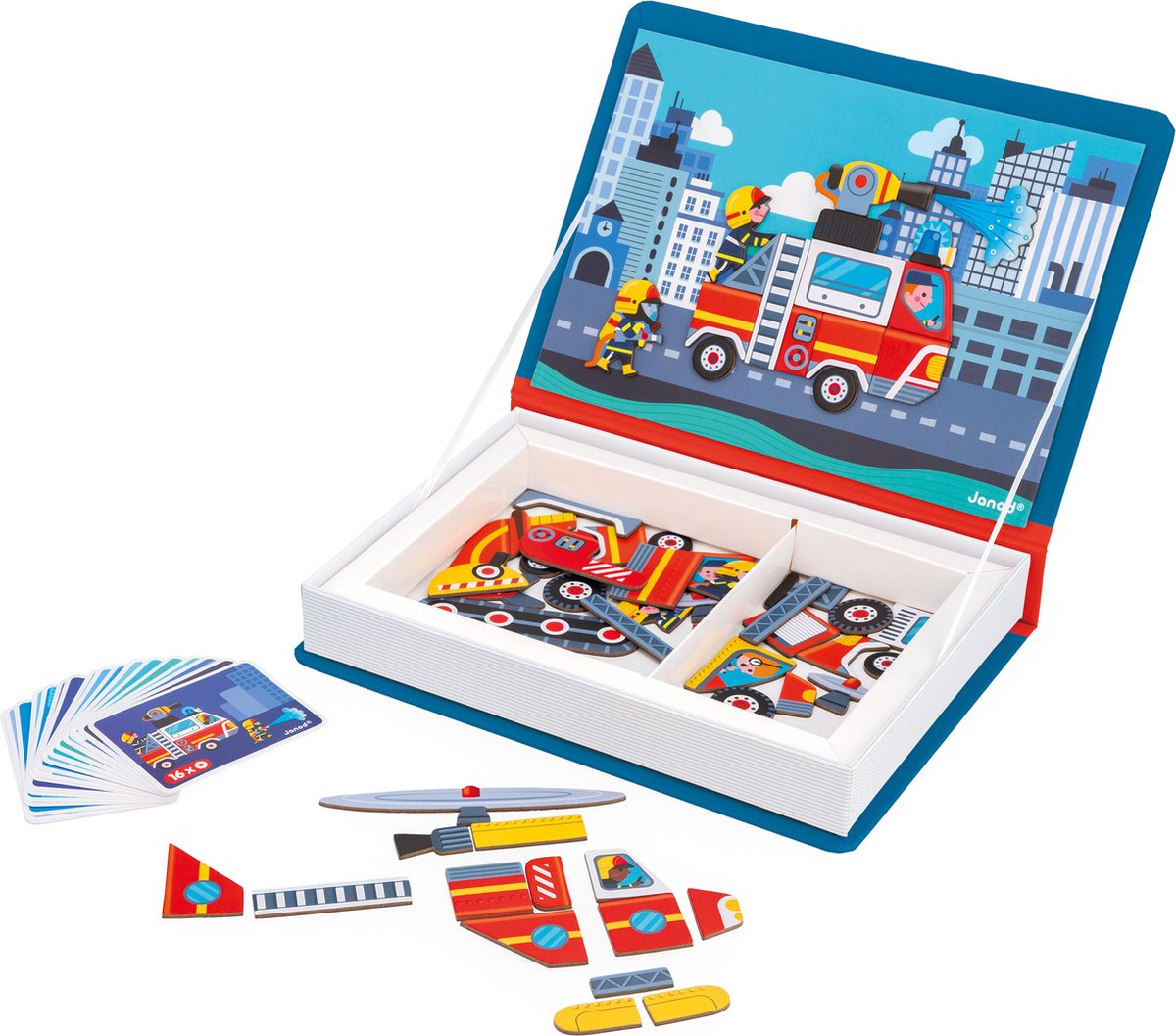 Janod - Magnetibook - Brandweer — afbeelding 2