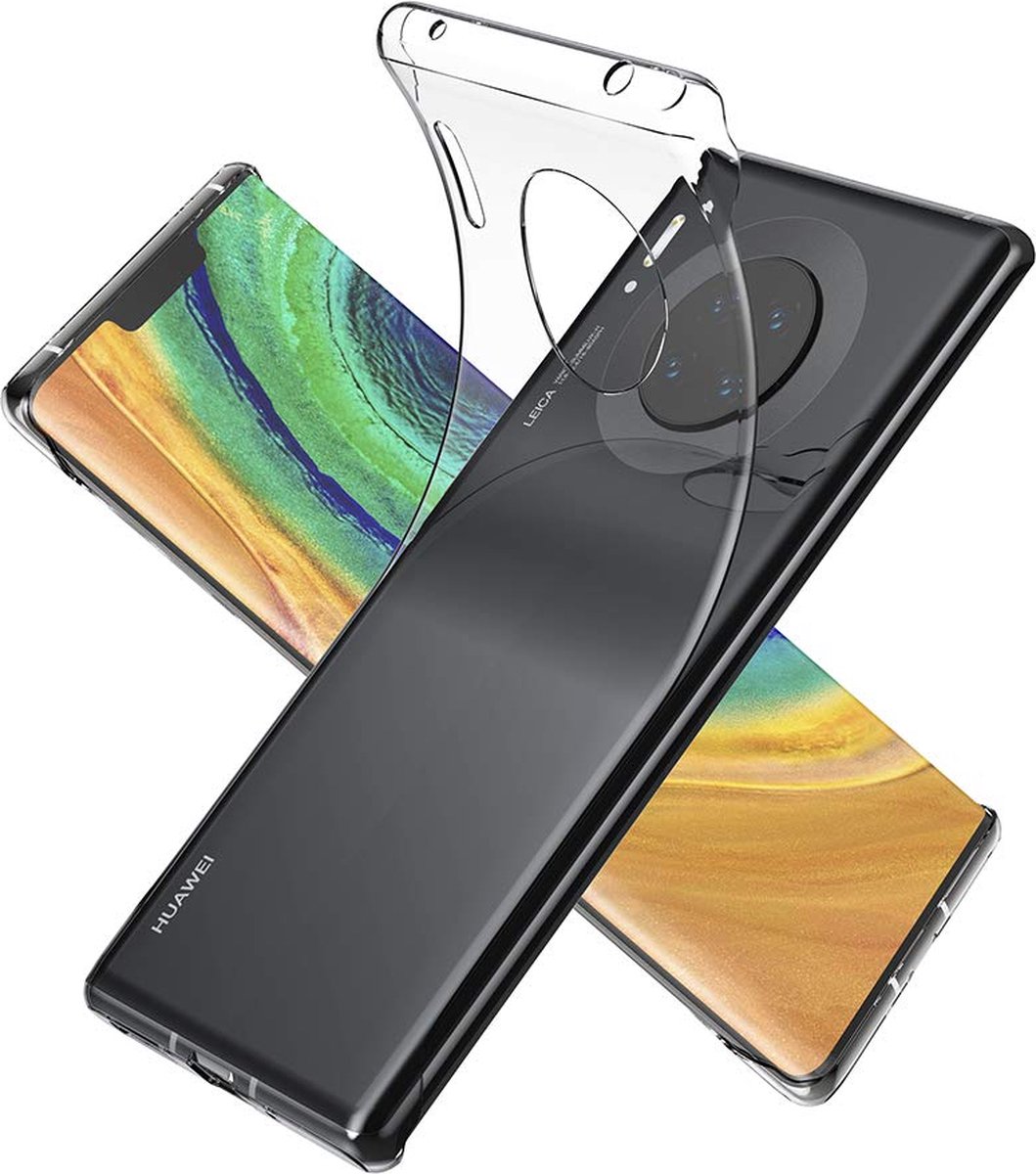 Hoesje voor Huawei P40 lite backcover Shockproof siliconen Transparant