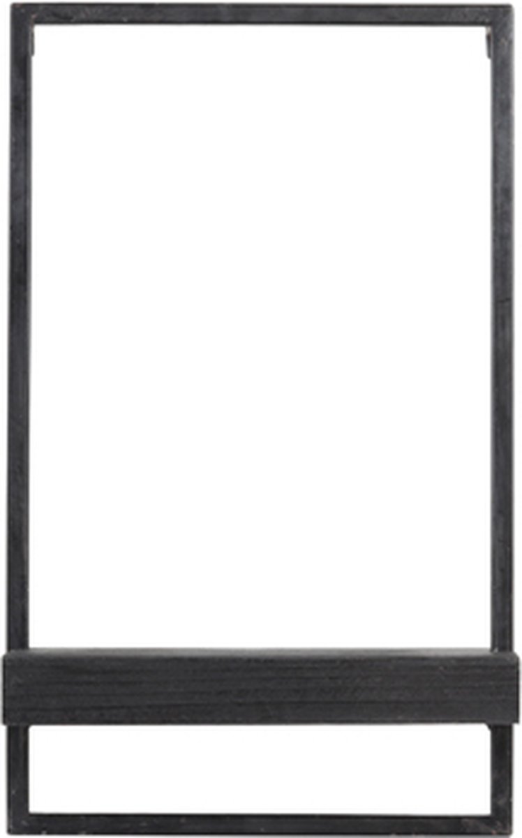 Wandplank MADDISON - 30x15x50cm - Zwart