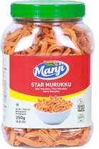 Manji - Ster Murukku - Indiase Snack - 3x 250 g