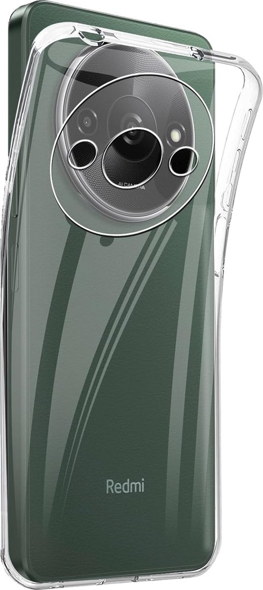 Hoesje voor Xiaomi Redmi A3 backcover Shockproof siliconen Transparant