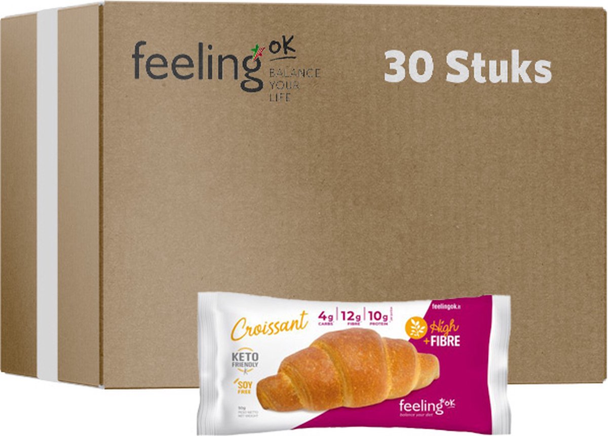Goedkoopste Feeling OK | Croissant Optimize | 30 Stuks | 30 x 50 gram