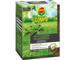 COMPO Gazonzaad Herstelgazon - voor eenvoudig herstel van beschadigde gazons - snelle kieming - doos 2 kg (100 m²)