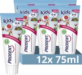 Prodent Kids 0-6 jaar Tandpasta - Super Mario - tandverzorging met fluoride remineralisatie-technologie - 12 x 75 ml