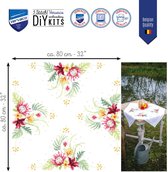 Vervaco - Tafelkleed kit Tropische bloemen - PN-0199242