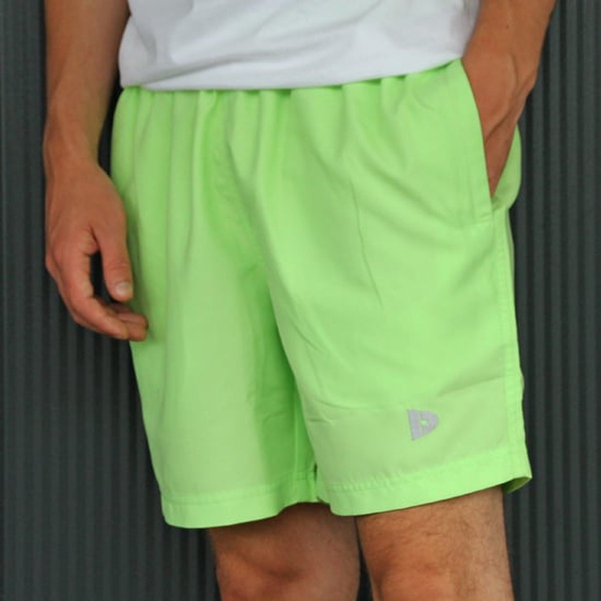 2 - Pack Donnay - Sport/Zwemshort (Toon) - Sportbroek - Heren - Navy/Lemon - green (614) — afbeelding 7