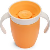 Munchkin Miracle Anti-Lek 360° Drinkbeker - Trainer Cup - Oefenbeker voor Baby en Kind - 207ml - Oranje
