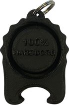 100% Hardcore PartyCap | De universele festivaldop met bieropener | Zwart