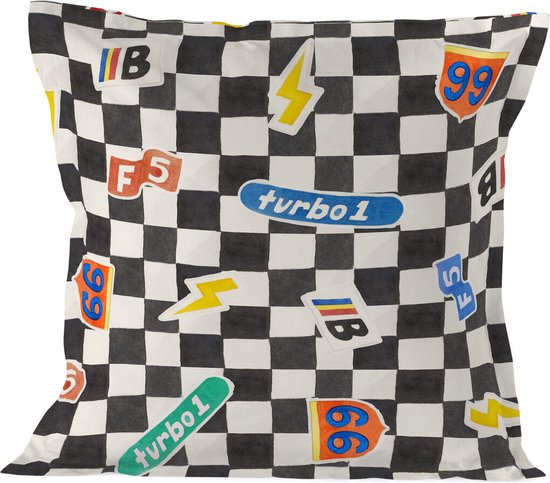Kussensloop HappyFriday Baleno Teen Racer Multicolour 60 x 60 cm
