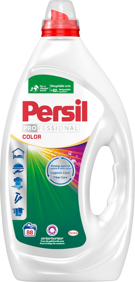 Goedkoopste Persil Professional Color - Vloeibaar Wasmiddel - Gekleurde Was - 88 Wasbeurten