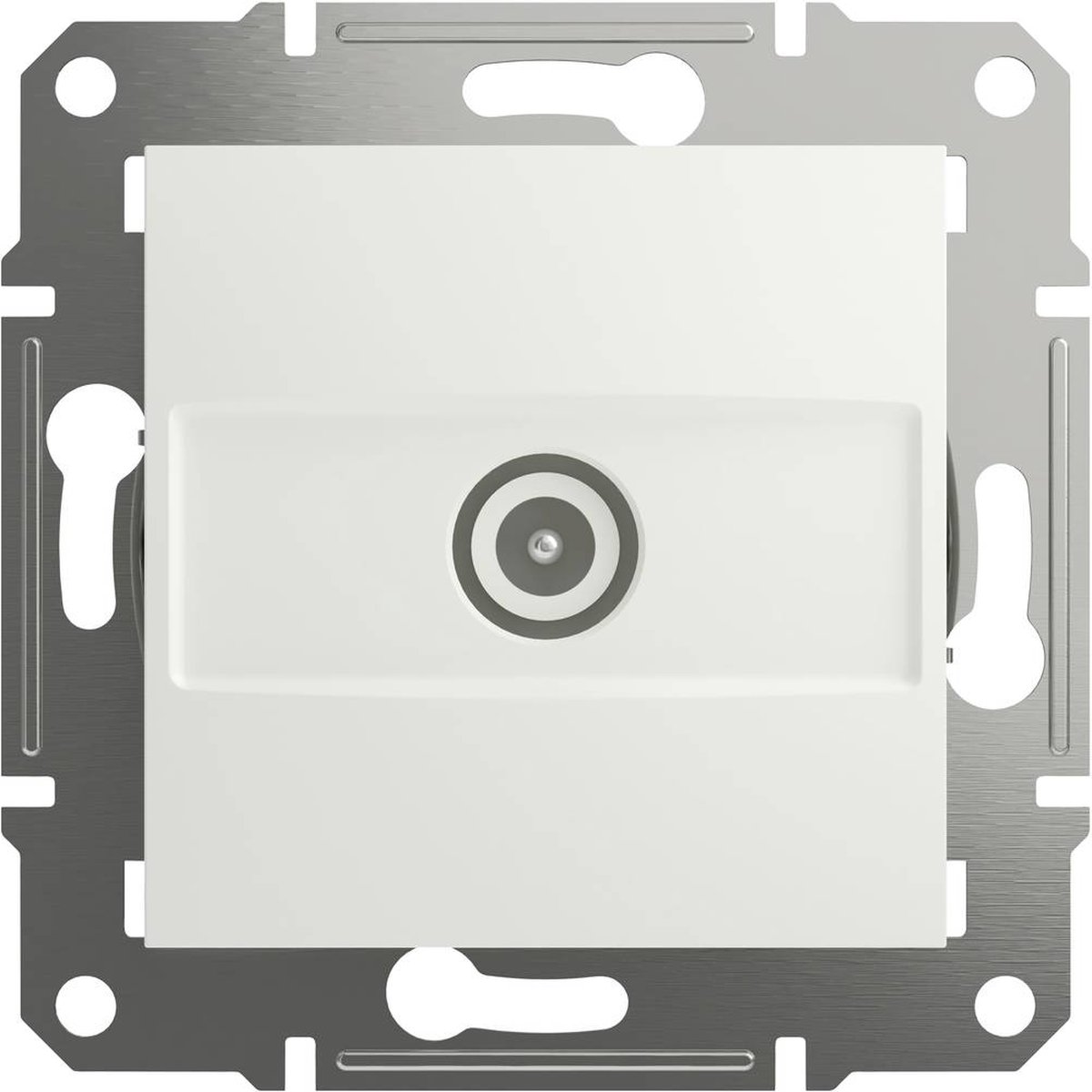 Schneider Electric EPH3270321D TV-doorvoercontactdoos Asfora Wit (RAL 9003) 1 stuk(s)