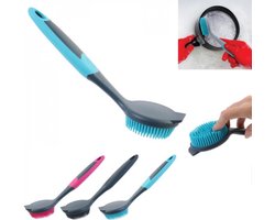 Antikras afwasborstel - Siliconen Afwas borstel - 24 cm