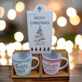 Papa-Mama-Bonus-Kerstcadeau-Kerstpakket-Giftset-December Cadeau-Merry Christmas-Happy New Year-Belgische Chocolade-Champagne Flesjes-Kerst Chocolade-Zoetigheid-Mok-Beker-Magische dagen-Familiediner-Kerstdiner-Kerstfeest-Oudejaar