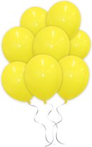 LUQ - Luxe Gele Helium Ballonnen - 100 stuks - Verjaardag Versiering - Decoratie - Feest Latex Ballon Geel