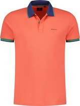 New Zealand Auckland - Polo Kinloch Oranje - Regular-fit - Heren Poloshirt Maat M