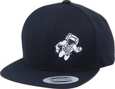 Hatstore- Kids Real Astronaut Black Snapback - Kiddo Cap Cap