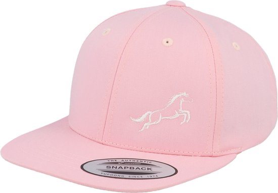 Hatstore- Kids Horse Jumping Pink Snapback - Kiddo Cap Cap