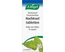 A.Vogel Dormeasan Citroenmelisse Nachtrust tabletten - Helpt om lekker te slapen - 60 st