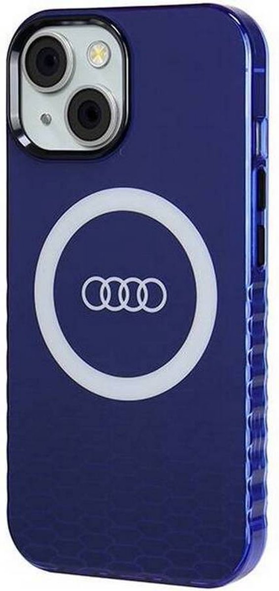 Audi IML Big Logo Back Case (MagSafe Compatible) - Geschikt voor Apple iPhone 15 (6.1