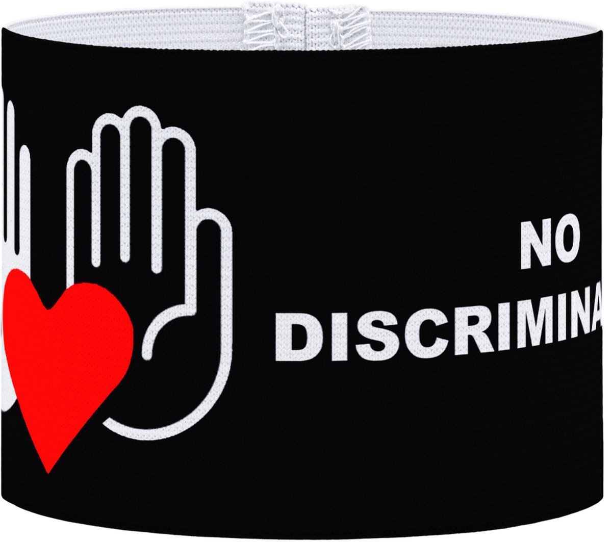 Aanvoerdersband - No discrimination zwart - Junior