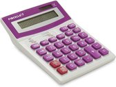 Pincello - Rekenmachine/calculator - roze - 15 x 19 cm - voor school of kantoor - Solar