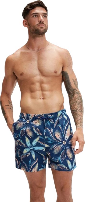 Speedo Eco Print Zwemshort 003348-16463 - Kleur Blauw-multicolour - Maat L